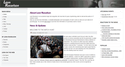 Desktop Screenshot of leonrosselson.co.uk