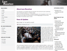 Tablet Screenshot of leonrosselson.co.uk